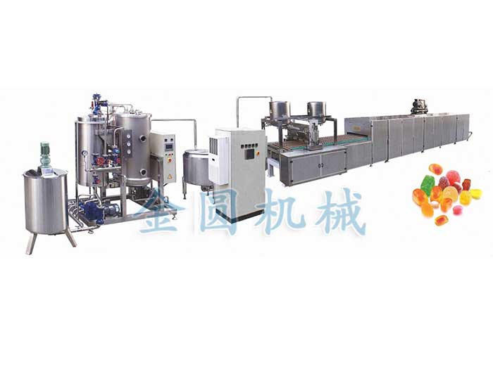 张家口市电磁熬煮锅剥皮软糖浇注机 - 方案